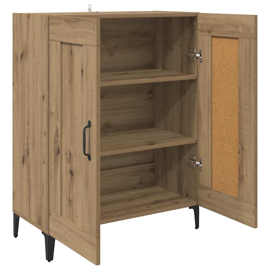 vidaXL Πλαϊνό γραφείο Artisan Oak 69,5 x 34 x 90 εκ.