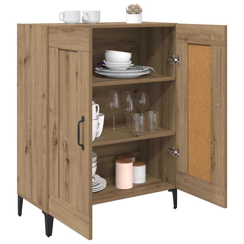 vidaXL Πλαϊνό γραφείο Artisan Oak 69,5 x 34 x 90 εκ.