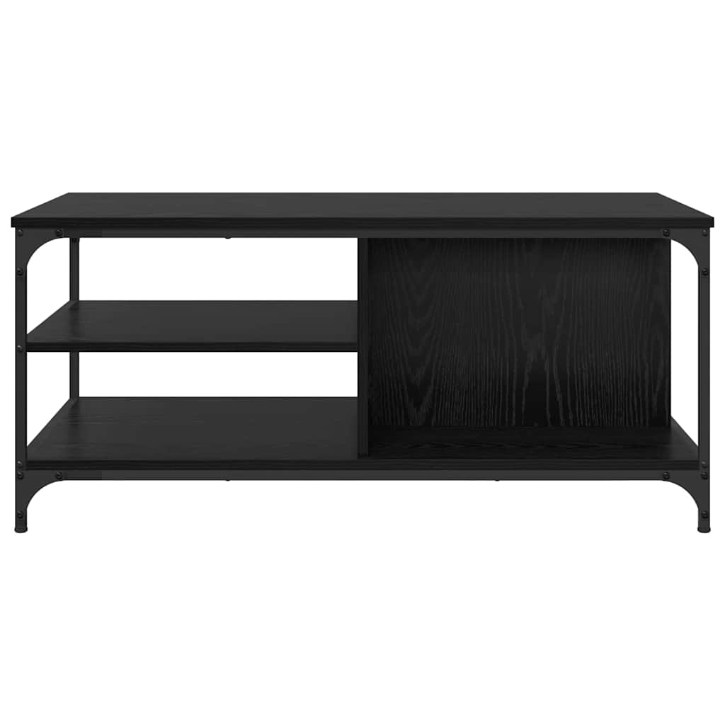 vidaXL Τραπεζάκι σαλονιού Μαύρη Οξυά 100 x 50 x 45 cm