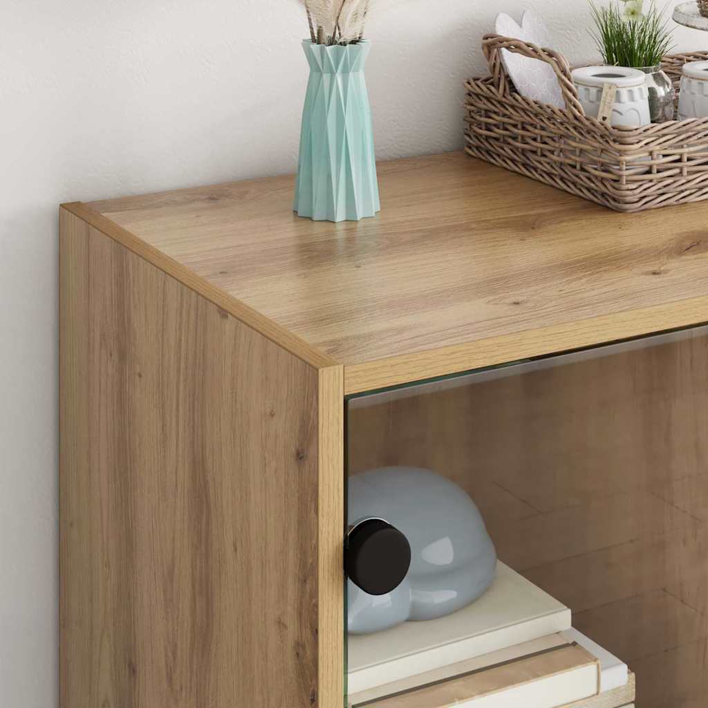 vidaXL Βοηθητικό ντουλάπι Artisan Oak 68 x 37 x 75,5 εκ