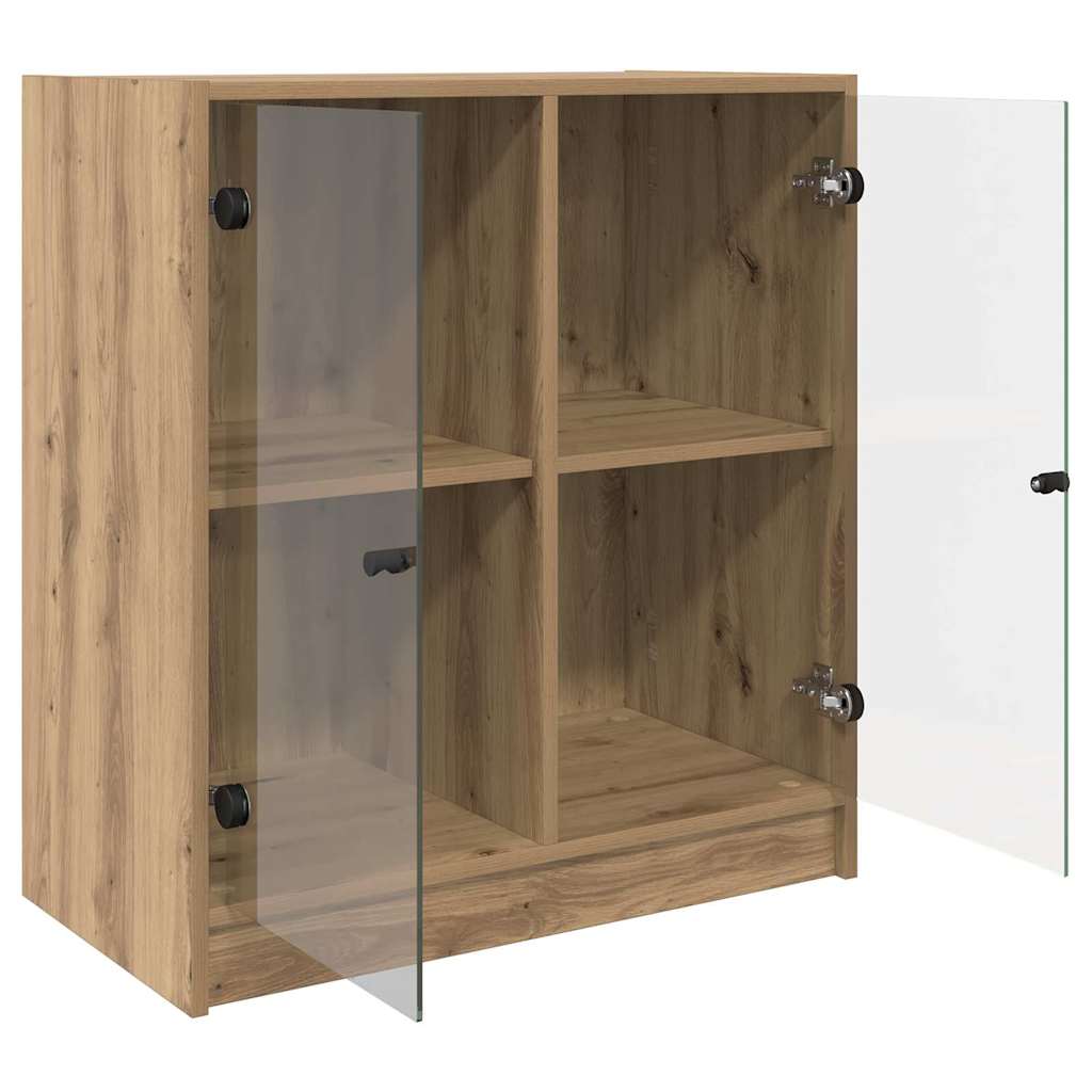 vidaXL Βοηθητικό ντουλάπι Artisan Oak 68 x 37 x 75,5 εκ