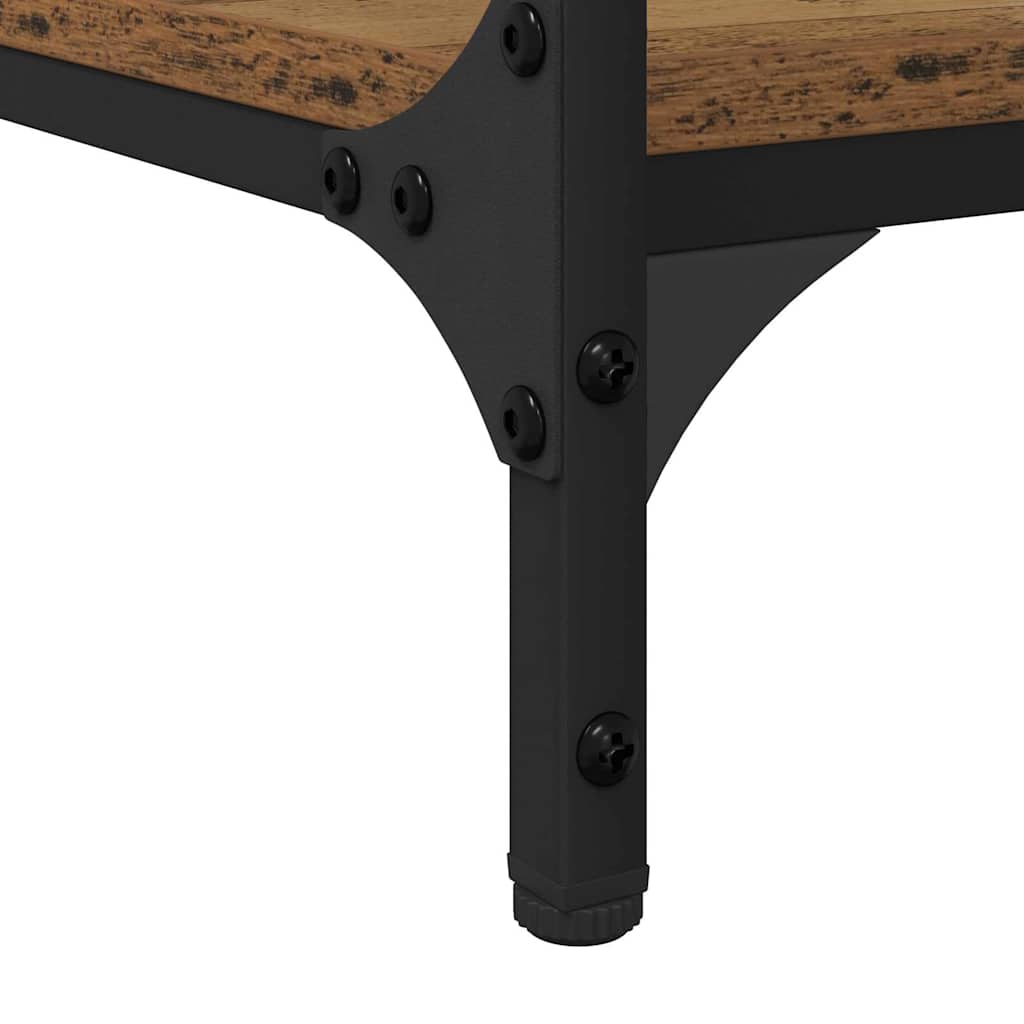 vidaXL Γραφείο με ράφι Παλιό Ξύλο 140 x 50 x 75 εκ. Επεξεργασμένο Ξύλο