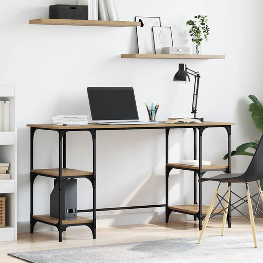 vidaXL Γραφείο Artisan Oak Επεξεργασμένο Ξύλο 140 x 50 x 75 εκ.