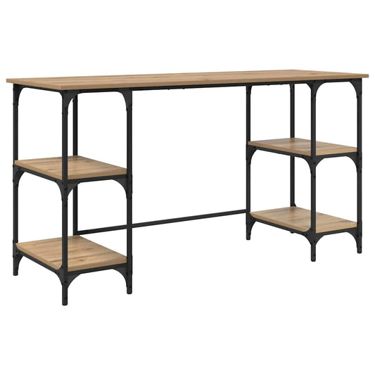 vidaXL Γραφείο Artisan Oak Επεξεργασμένο Ξύλο 140 x 50 x 75 εκ.