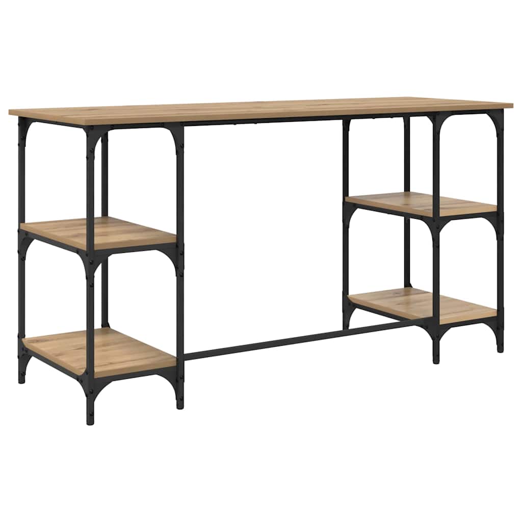 vidaXL Γραφείο Artisan Oak Επεξεργασμένο Ξύλο 140 x 50 x 75 εκ.