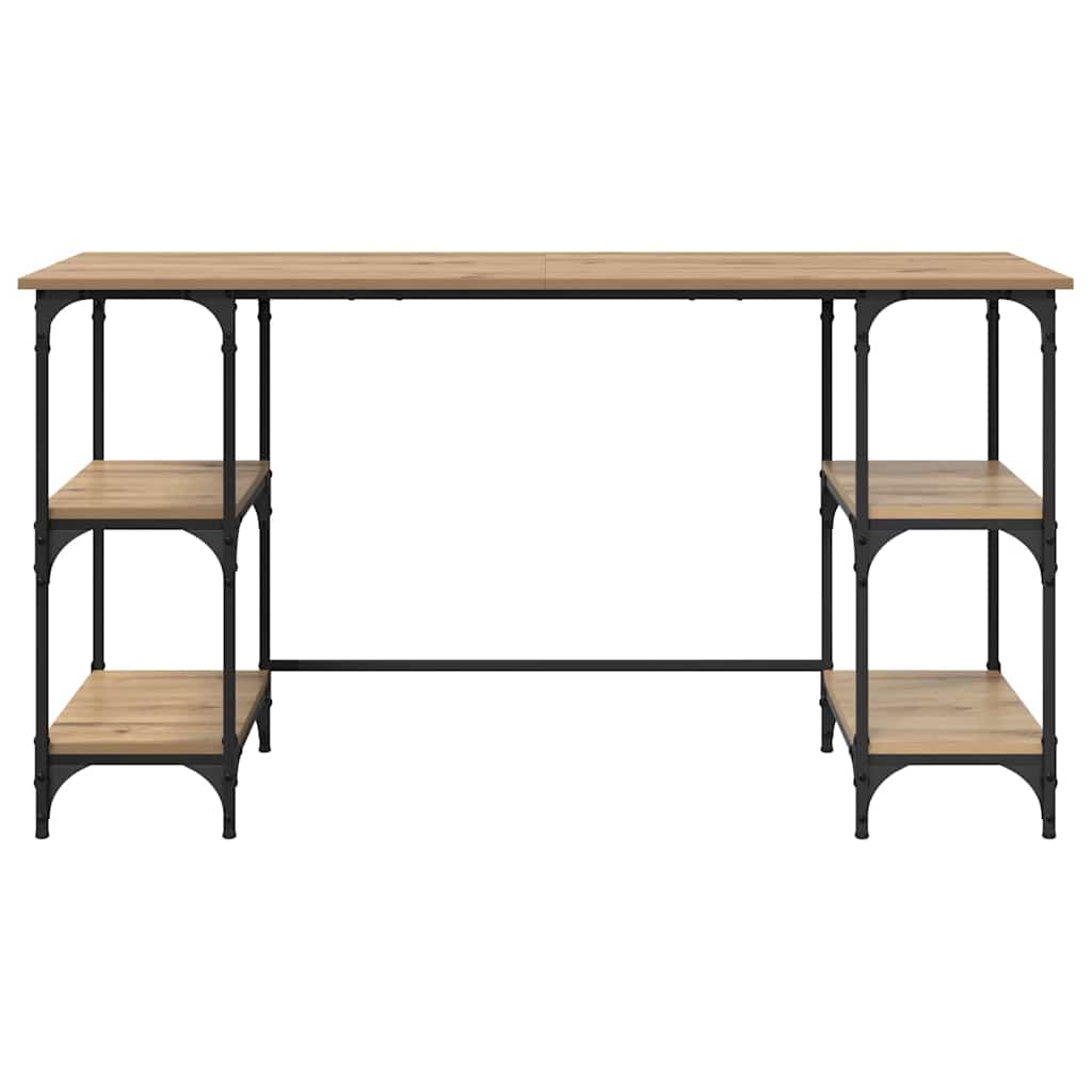 vidaXL Γραφείο Artisan Oak Επεξεργασμένο Ξύλο 140 x 50 x 75 εκ.
