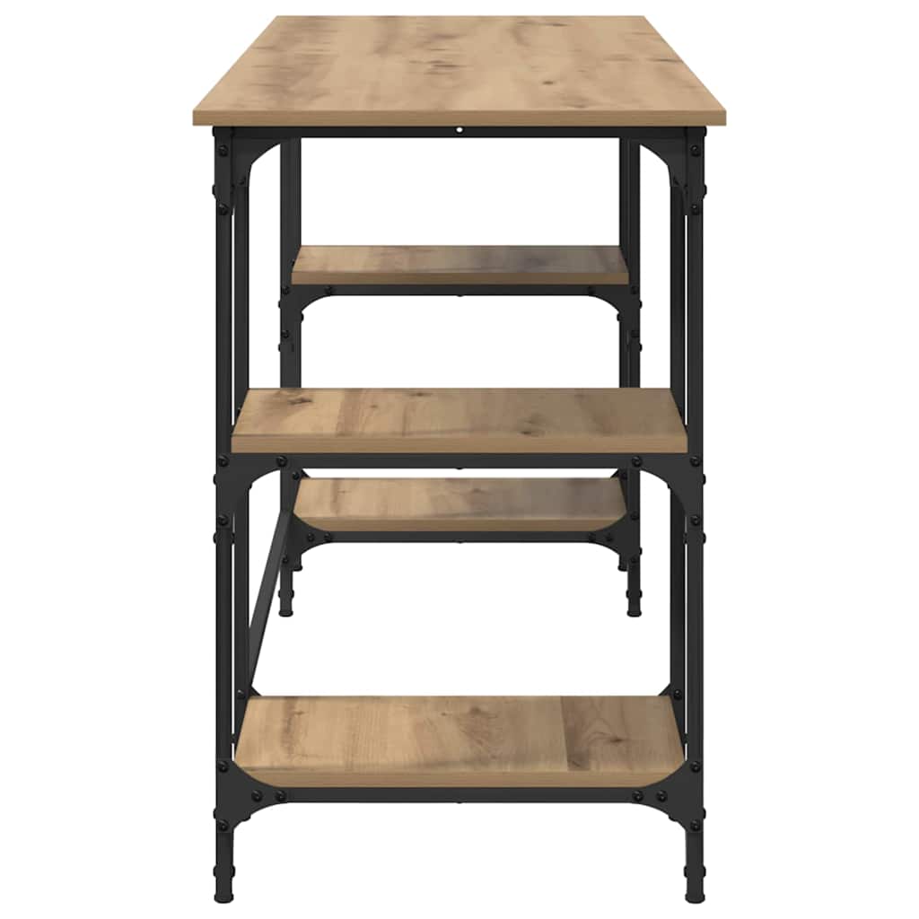 vidaXL Γραφείο Artisan Oak Επεξεργασμένο Ξύλο 140 x 50 x 75 εκ.