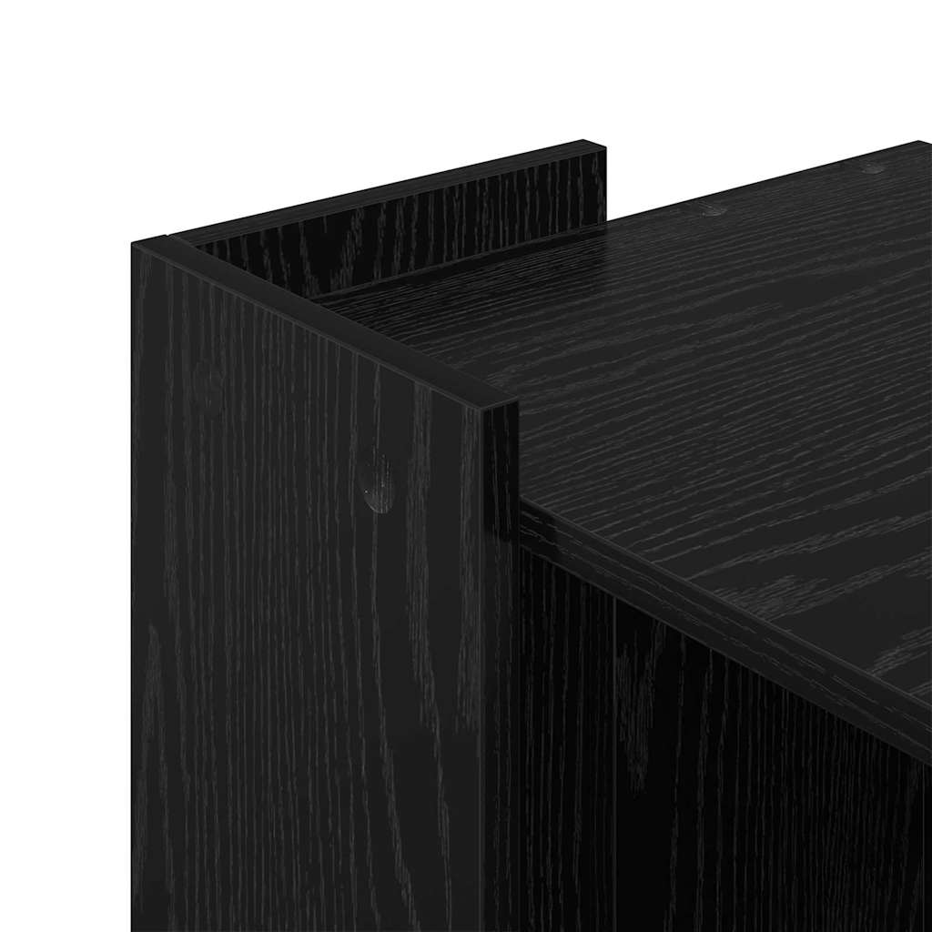 vidaXL Κλουβί για την αμυντική λεκάνη γάτας Μαύρη Οξυά