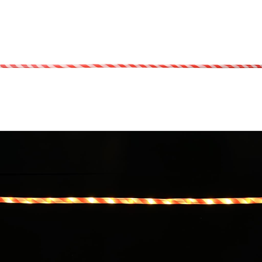 vidaXL Φωτιστικό Συρματόσχοινο με 120 LED Θερμό λευκό 5 m PVC