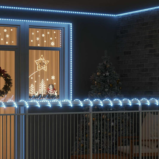 vidaXL Φωτιστικό Συρματόσχοινο με 480 LED Κρύο Λευκό 20 m PVC