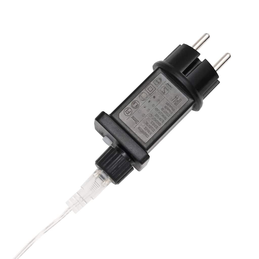 vidaXL Φωτιστικό Συρματόσχοινο με 1200 LED Κρύο Λευκό 50 m PVC