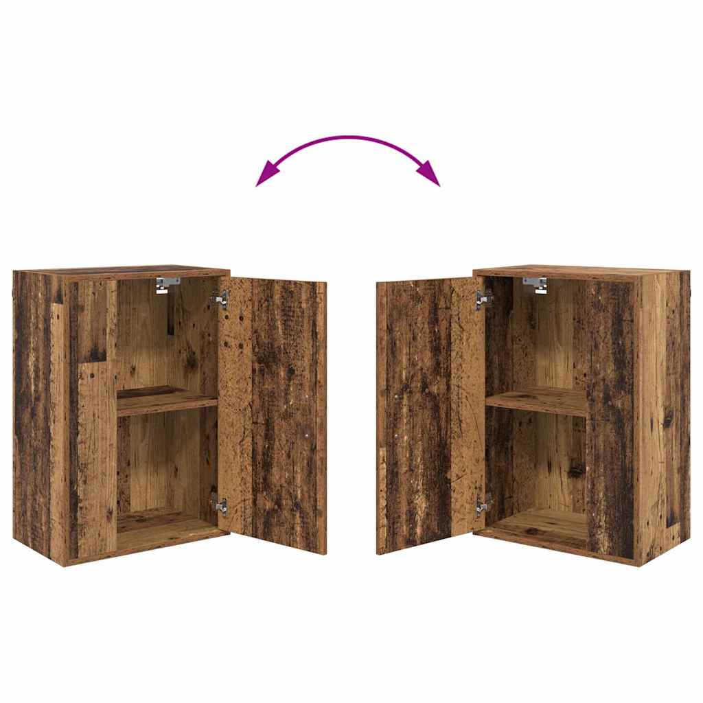 vidaXL Σετ 4 τεμαχίων για ντουλάπα τηλεόρασης 4 pcs Παλιό ξύλο