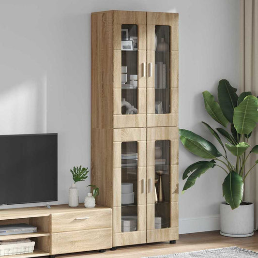 vidaXL Highboard FLORIN 60 x 35 x 182 εκ. Δρύς Sonoma