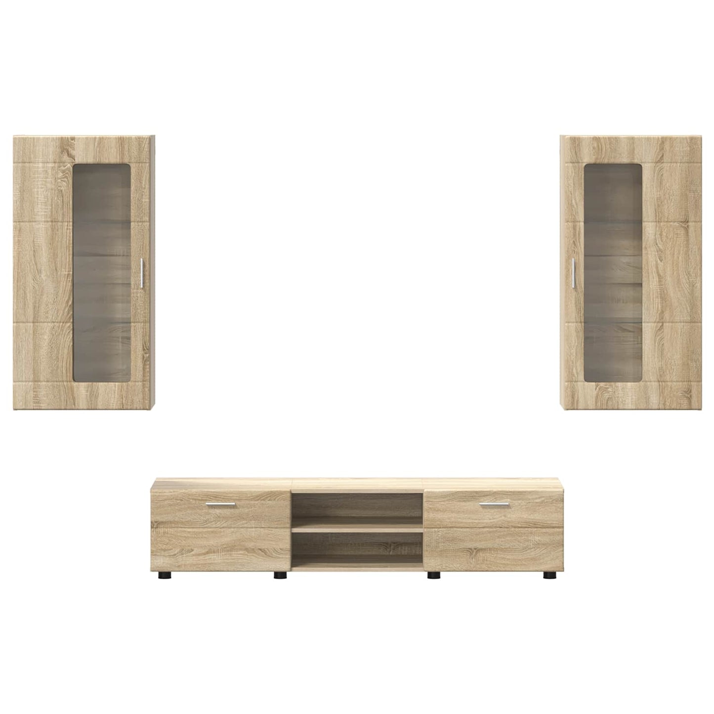 vidaXL Σετ επίπλου τηλεόρασης με συρτάρι FLORIN 3 pcs Δρύς Sonoma