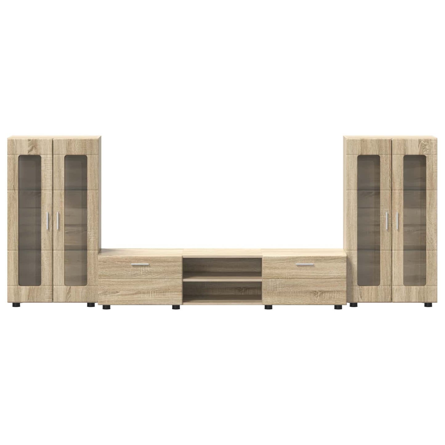vidaXL Σετ επίπλου τηλεόρασης με συρτάρι FLORIN 3 pcs Δρύς Sonoma