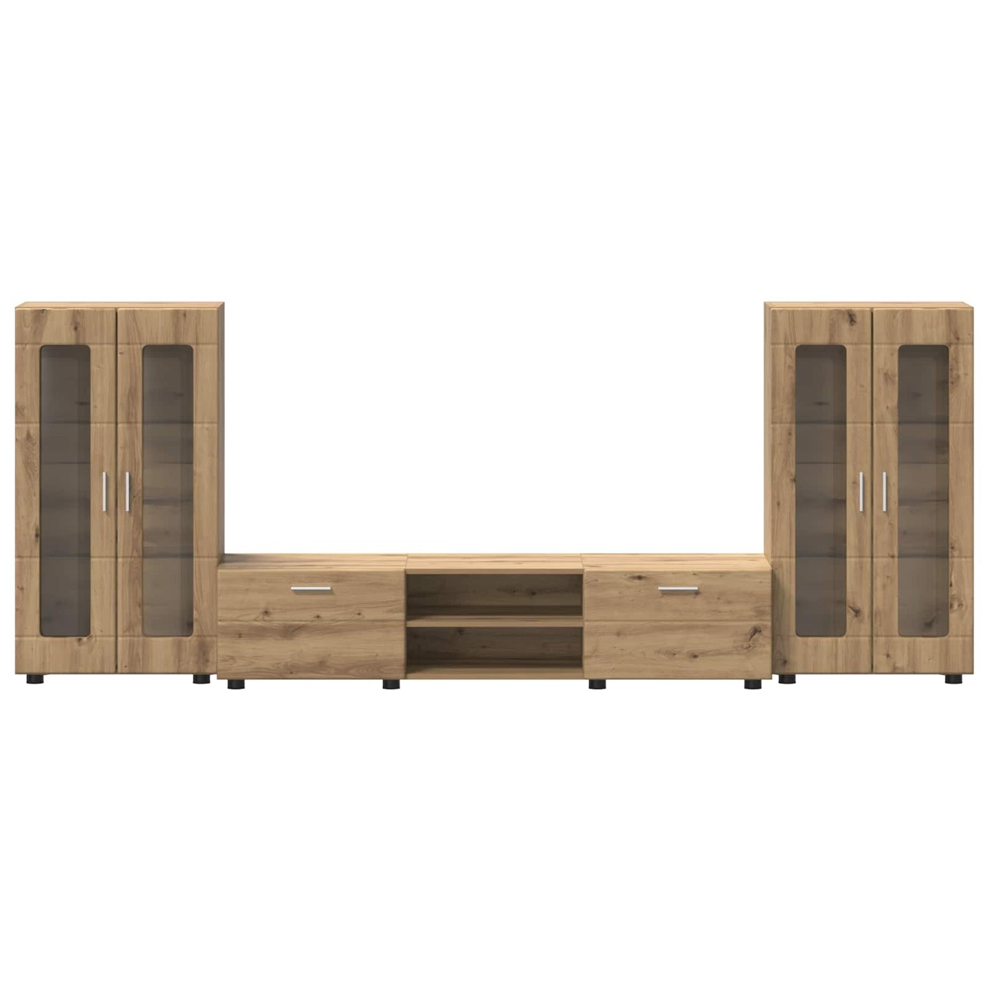 vidaXL Σετ επίπλου τηλεόρασης με συρτάρι FLORIN 3 pcs Artisan Oak