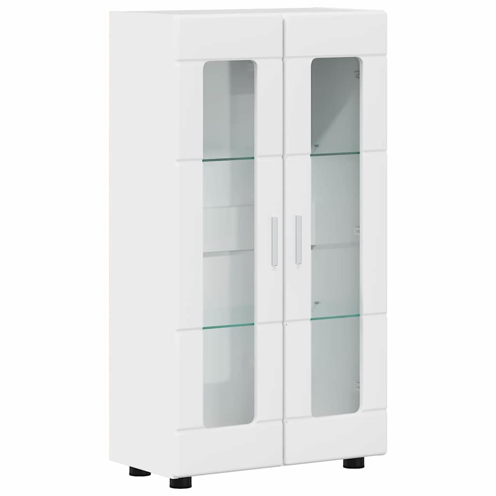 vidaXL Σετ επίπλου τηλεόρασης FLORIN 3 pcs Υψηλής γυαλάδας λευκό