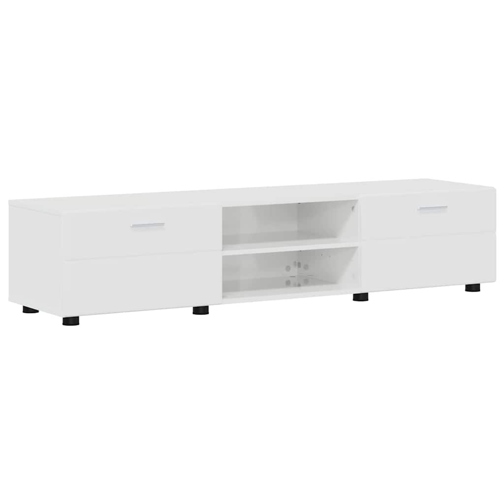 vidaXL Σετ επίπλου τηλεόρασης FLORIN 3 pcs Υψηλής γυαλάδας λευκό