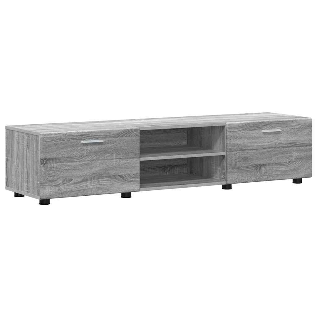 vidaXL Σετ επίπλου τηλεόρασης με συρτάρι FLORIN 3 pcs Γκρίζο Σονομα