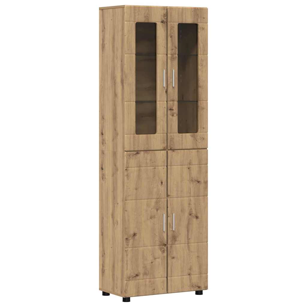 vidaXL Σετ επίπλου τηλεόρασης με συρτάρι FLORIN 3 pcs Artisan Oak