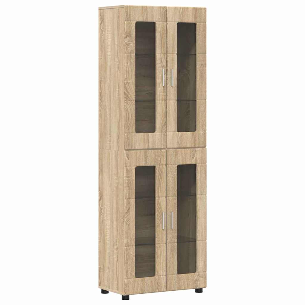 vidaXL Σετ επίπλου τηλεόρασης με συρτάρι FLORIN 3 pcs Δρύς Sonoma