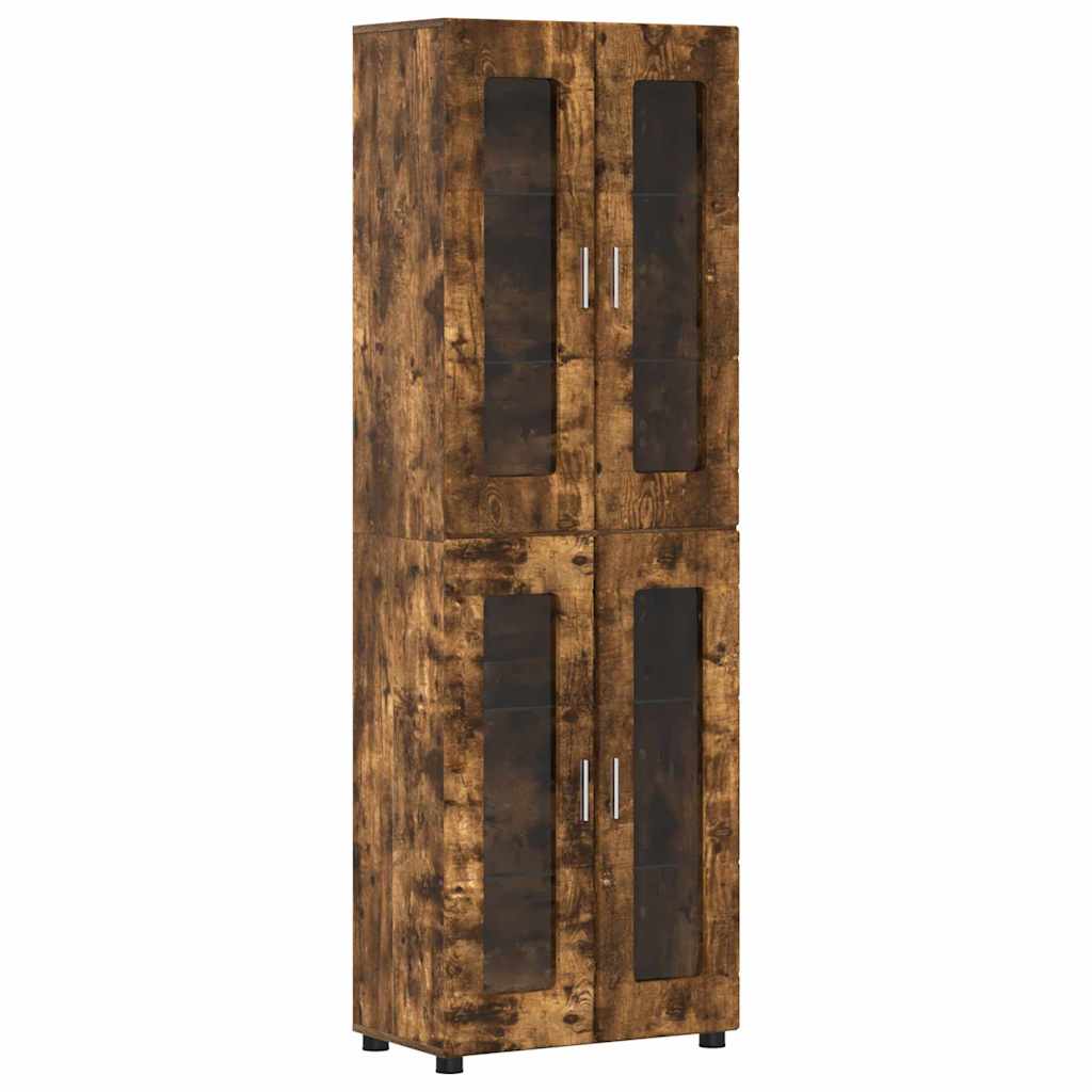 vidaXL Σετ επίπλου τηλεόρασης με συρτάρι FLORIN 3 pcs Καπνιστό Δρύς