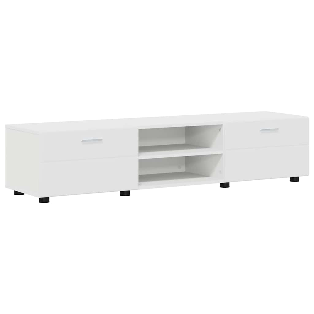 vidaXL Σετ επίπλου τηλεόρασης FLORIN 3 pcs Λευκό Επεξεργασμένο ξύλο