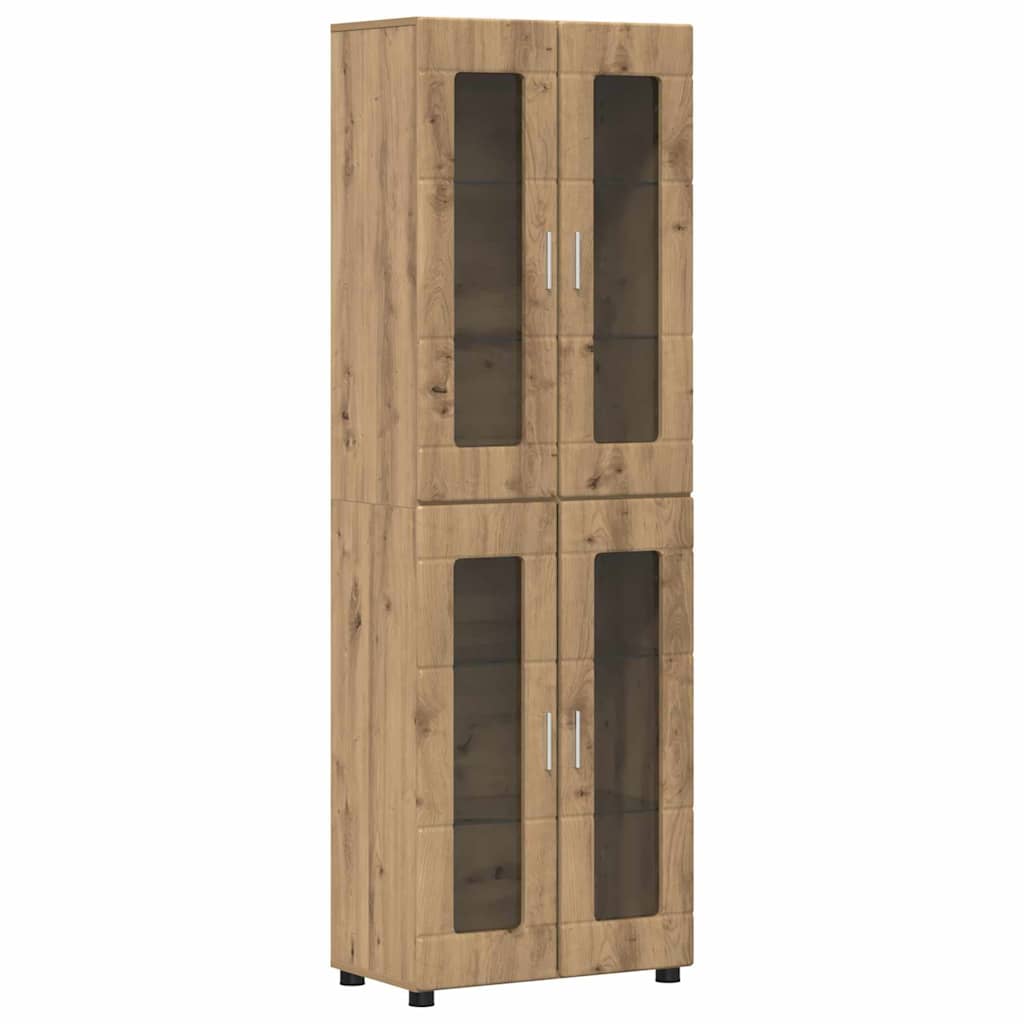 vidaXL Σετ επίπλου τηλεόρασης με συρτάρι FLORIN 3 pcs Artisan Oak