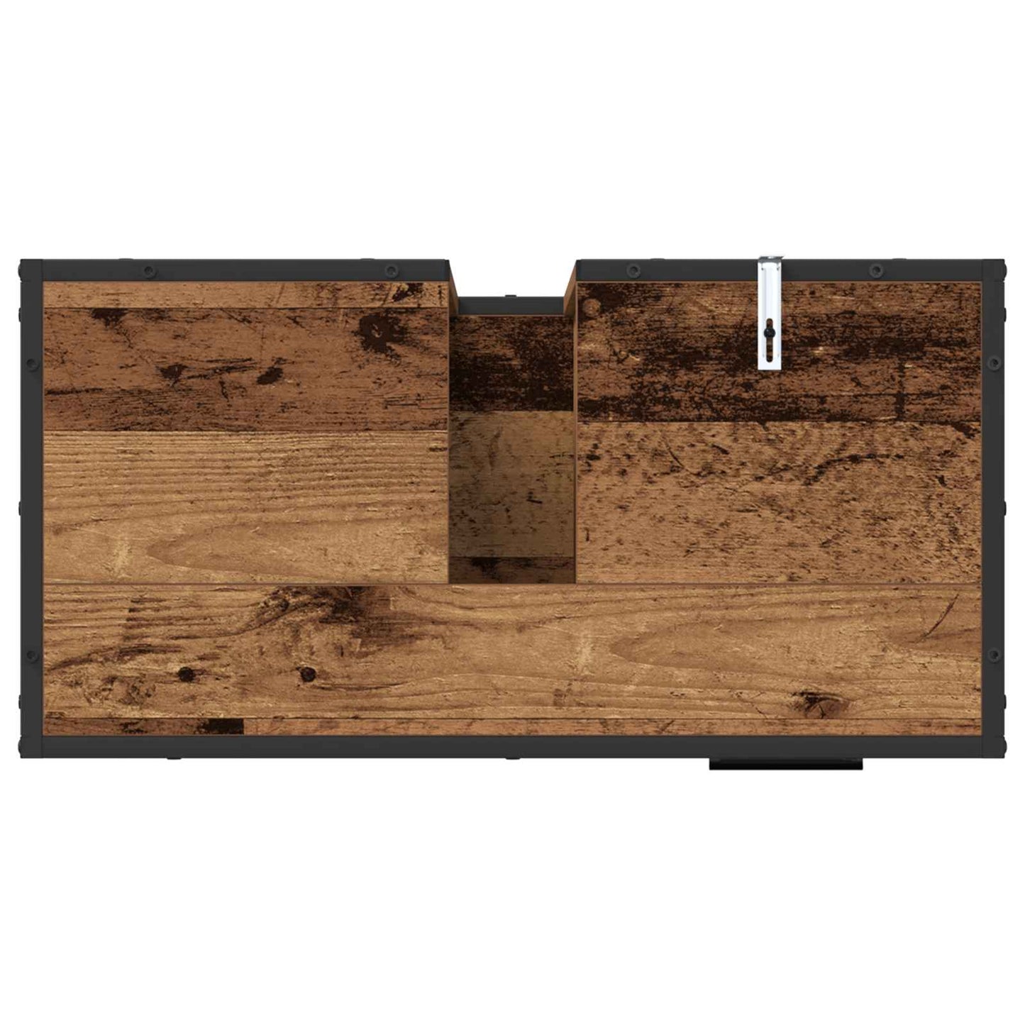 vidaXL Σετ Επίπλων Μπάνιου 2 τμχ. Παλιό Ξύλο 65 x 33 x 60 εκ