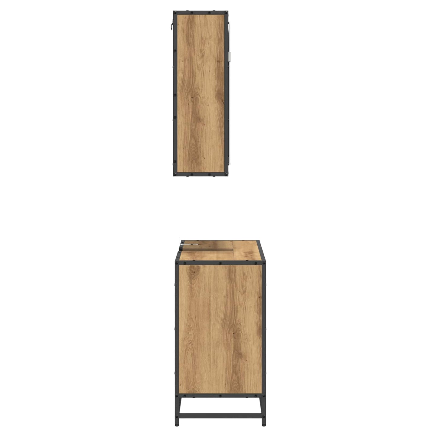 vidaXL Σετ Επίπλων Μπάνιου 2 τμχ. Artisan Oak 65 x 33 x 60 εκ
