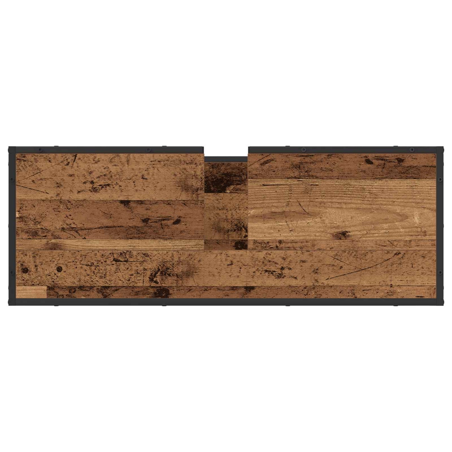 vidaXL Σετ Επίπλων Μπάνιου 2 τμχ. Παλιό Ξύλο 90 x 33 x 60 εκ.