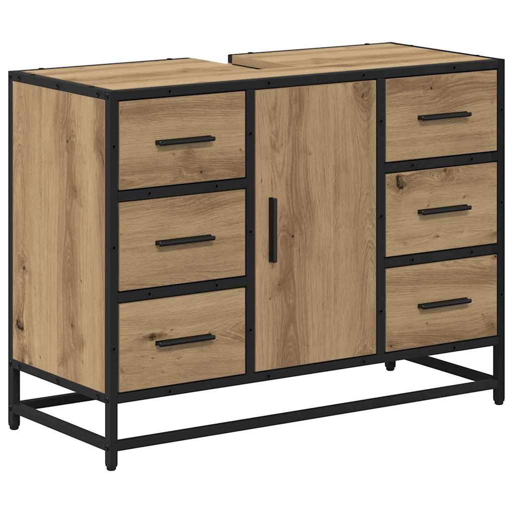 vidaXL Σετ Επίπλων Μπάνιου 4 τμχ. Artisan Oak 80 x 33 x 60 εκ