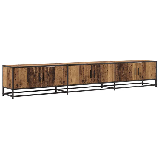 vidaXL Μονάδες TV 2 pcs Παλιό Ξύλο 240 x 35 x 41 εκ Επεξεργασμένο ξύλο