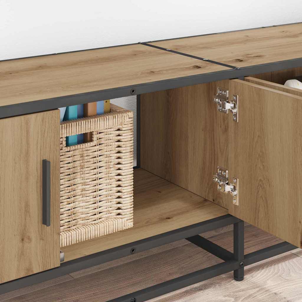 vidaXL Μονάδες TV 2 pcs Artisan Oak 240 x 35 x 41 εκ