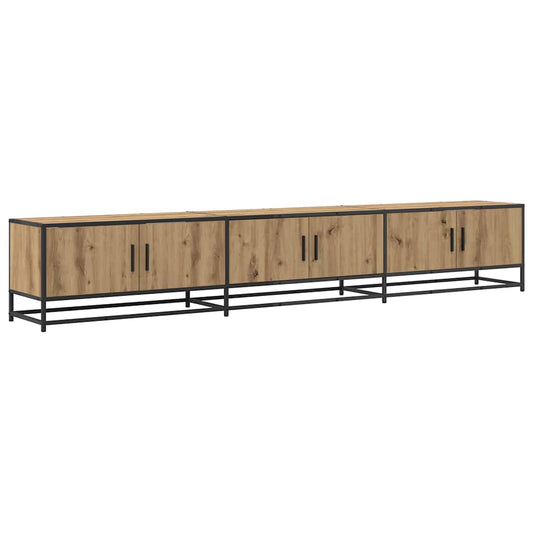 vidaXL Μονάδες TV 2 pcs Artisan Oak 240 x 35 x 41 εκ
