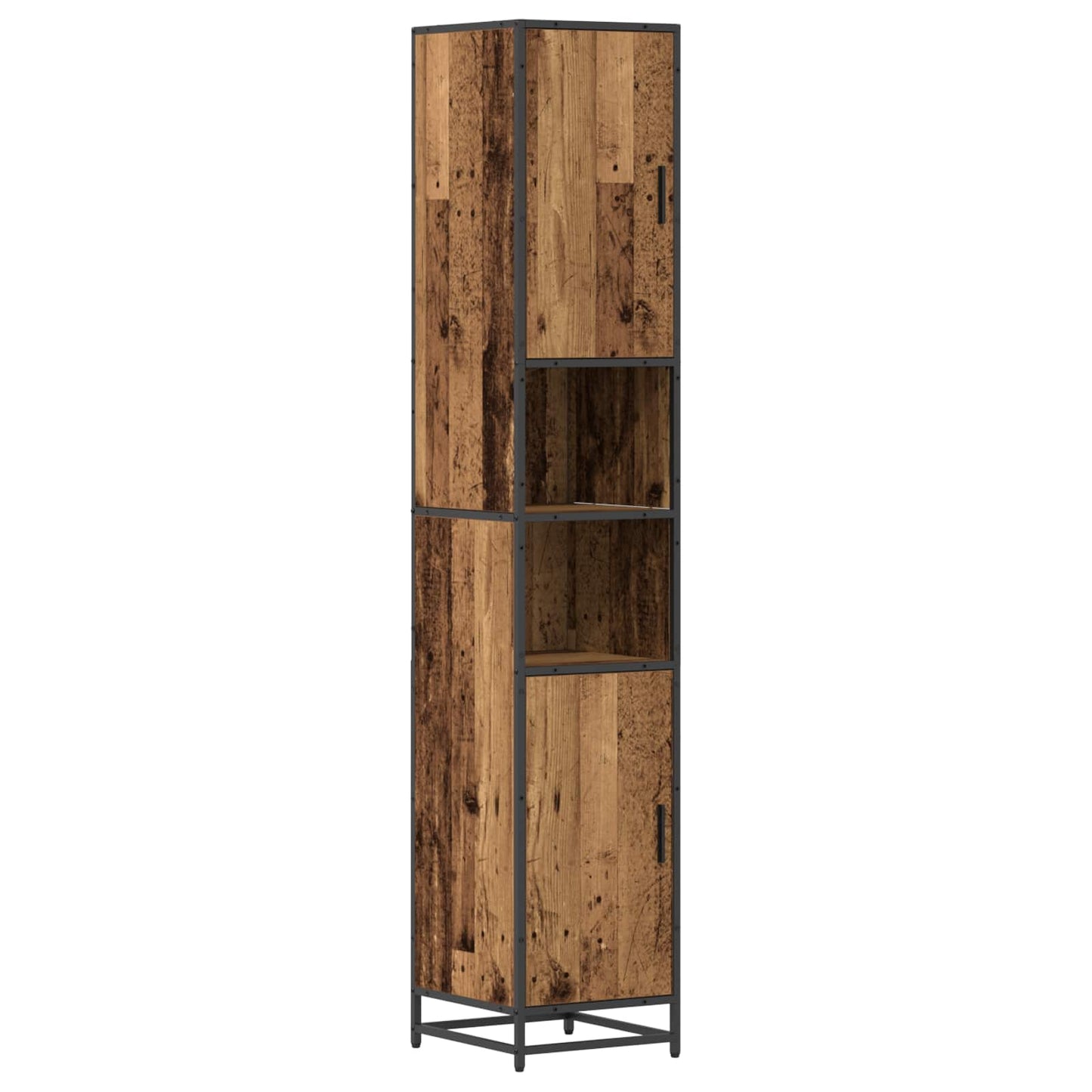 vidaXL Σετ Επίπλων Μπάνιου 3 τμχ. Παλιό Ξύλο 65 x 33 x 60 εκ