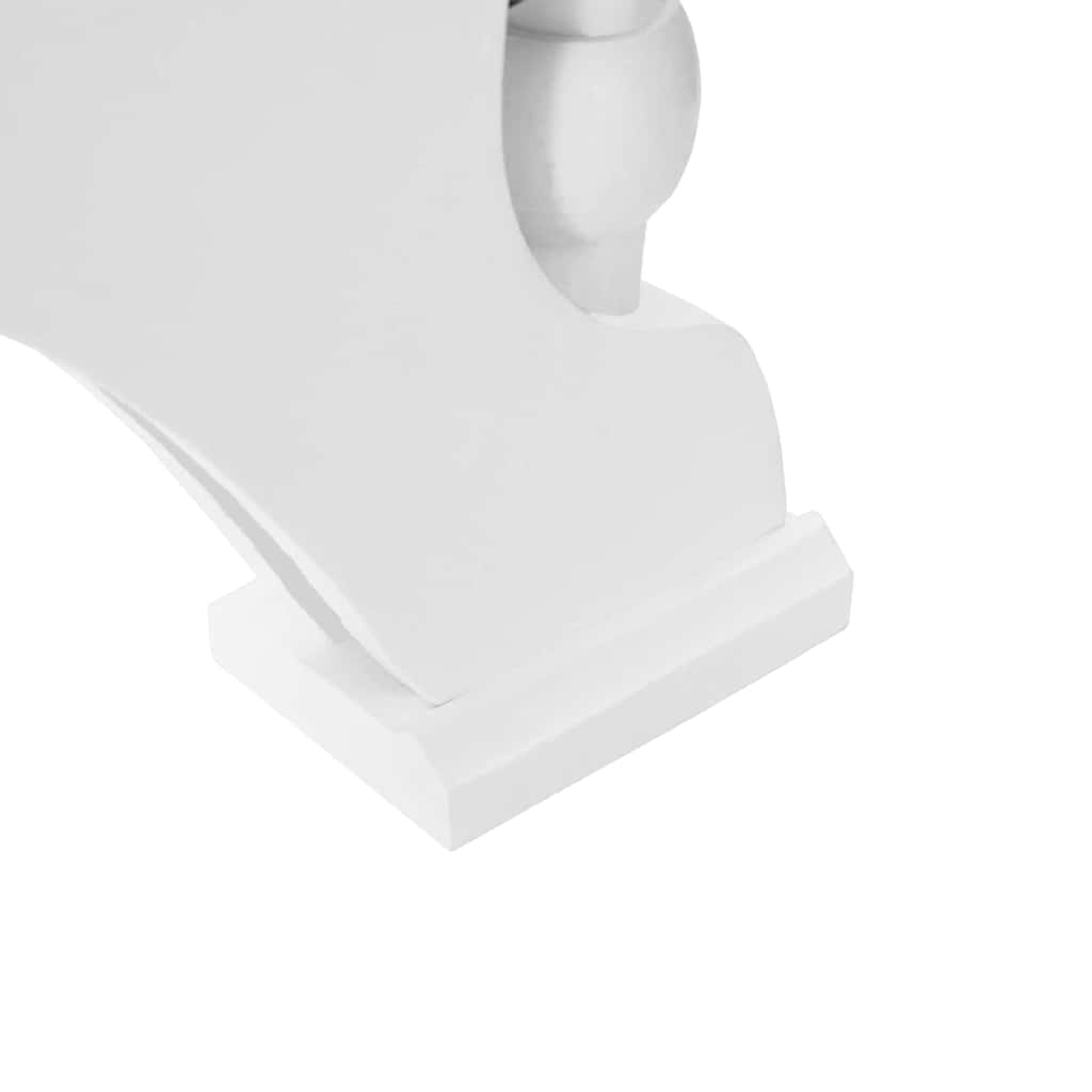 vidaXL Χριστουγεννιάτικος Κεφαλόσκαφος με 10 LED Κεριά Λευκό