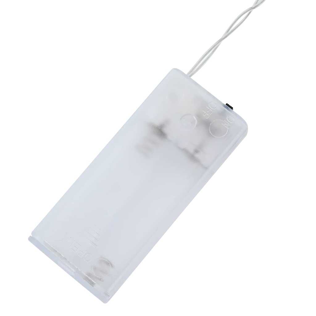 vidaXL Χριστουγεννιάτικος Κεφαλόσκαφος με 10 LED Κεριά Κόκκινο