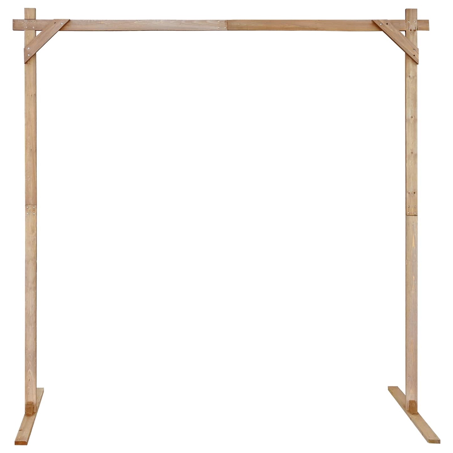 vidaXL Αψίδα Γάμου Ανοιχτό καφέ 225 x 95 x 226 εκ Μασίφ Ξύλο Πεύκου