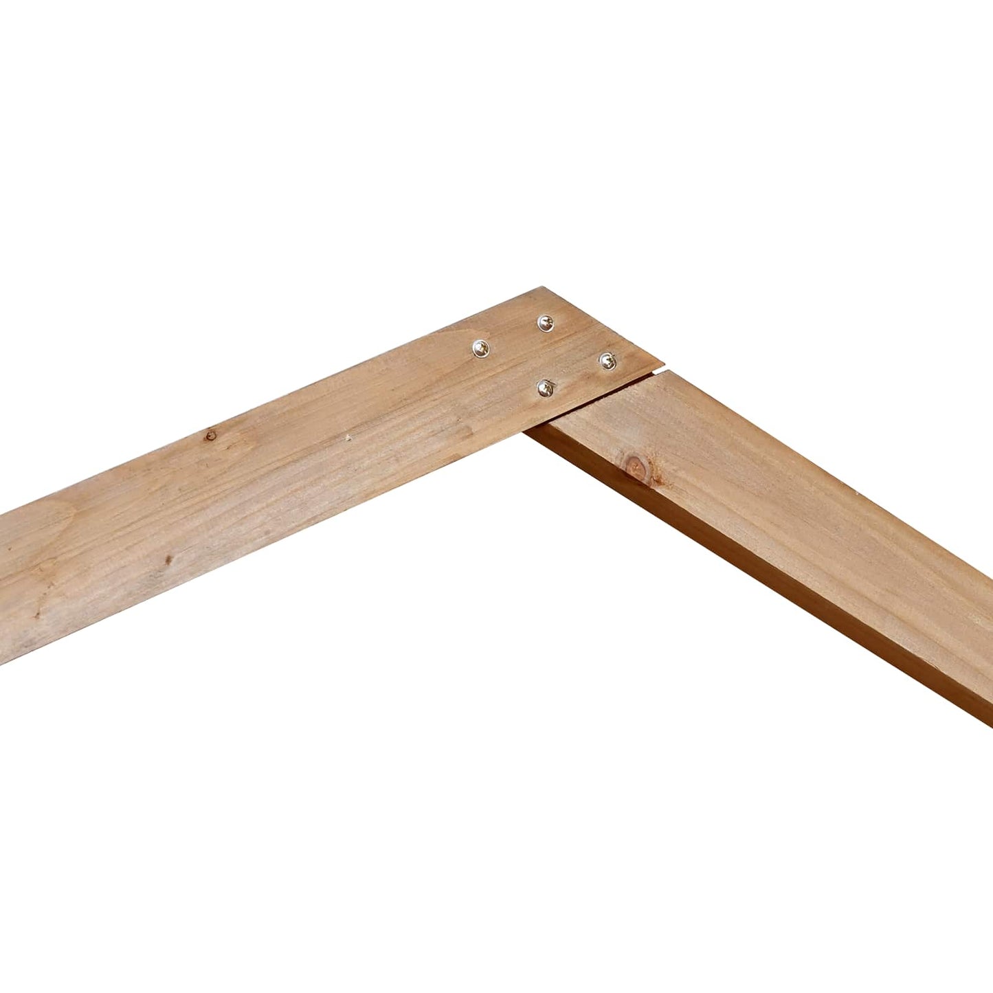 vidaXL Αψίδα Γάμου Ανοιχτό καφέ 221 x 92 x 216 εκ Στερεό ξύλο πεύκου