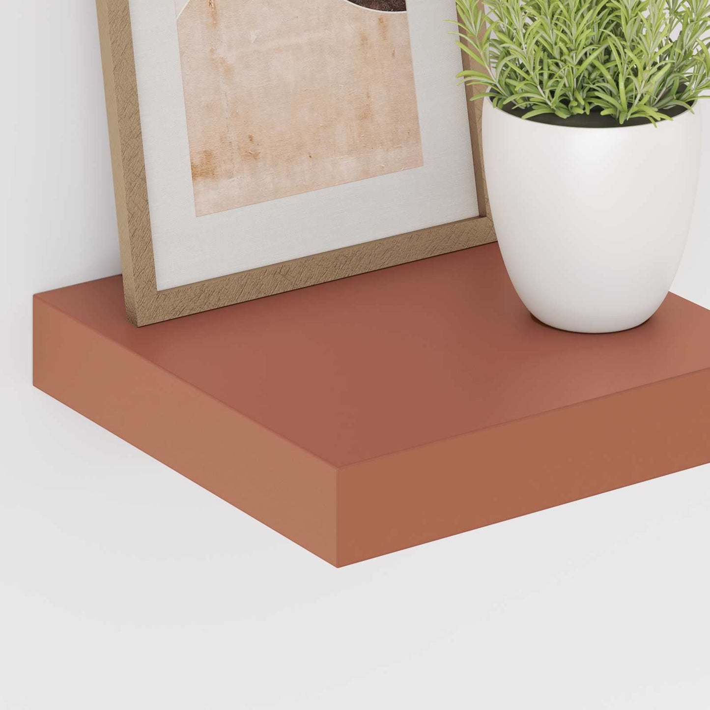 vidaXL Ράφι Τοίχου Επιτοίχιο Κόκκινο 23 x 23,5 x 3,8 cm