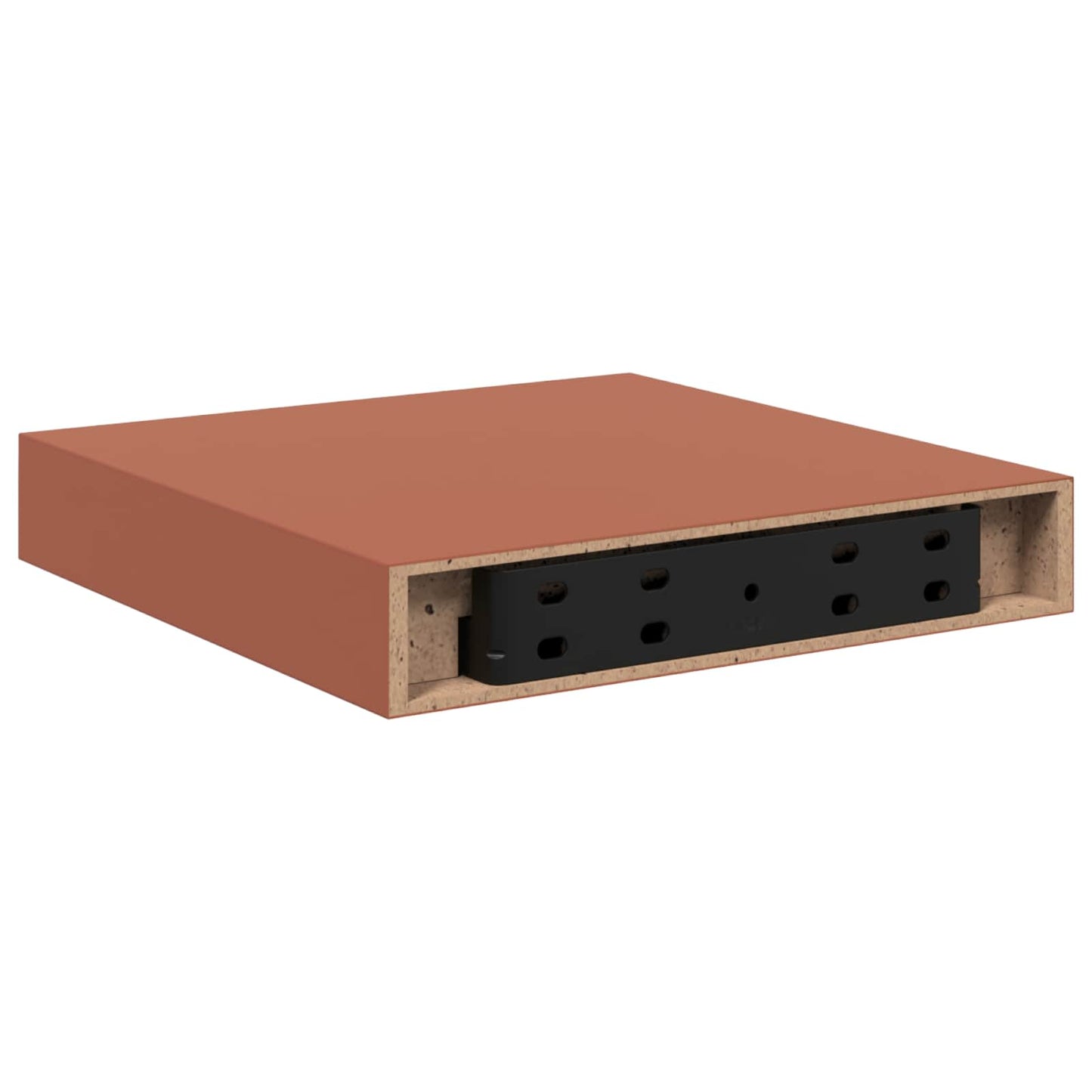 vidaXL Ράφι Τοίχου Επιτοίχιο 2 τμχ. Κόκκινο 23 x 23,5 x 3,8 cm
