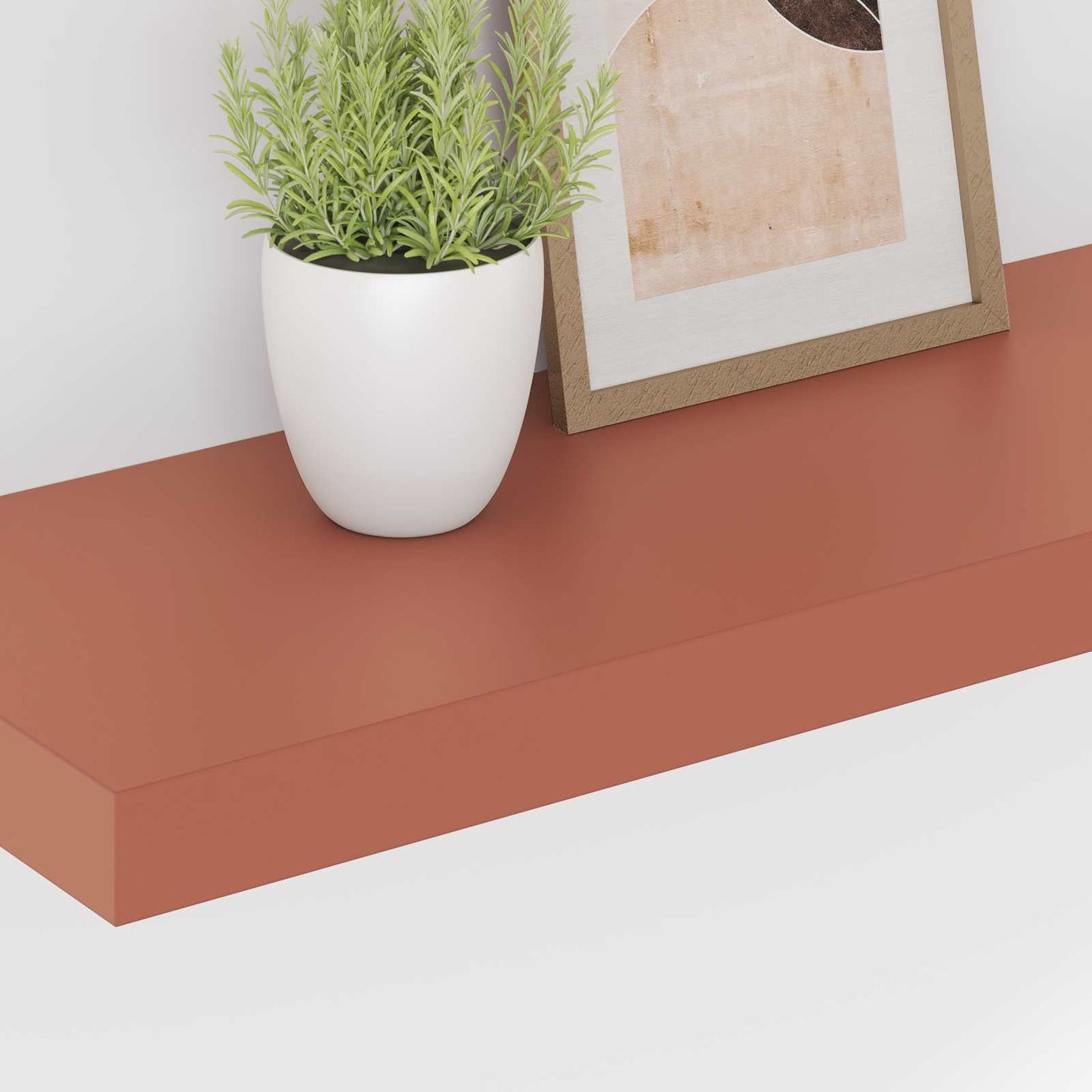 vidaXL Ράφι Τοίχου 2 pcs Κόκκινο 60 x 23 x 4 εκ. Επεξεργασμένο ξύλο