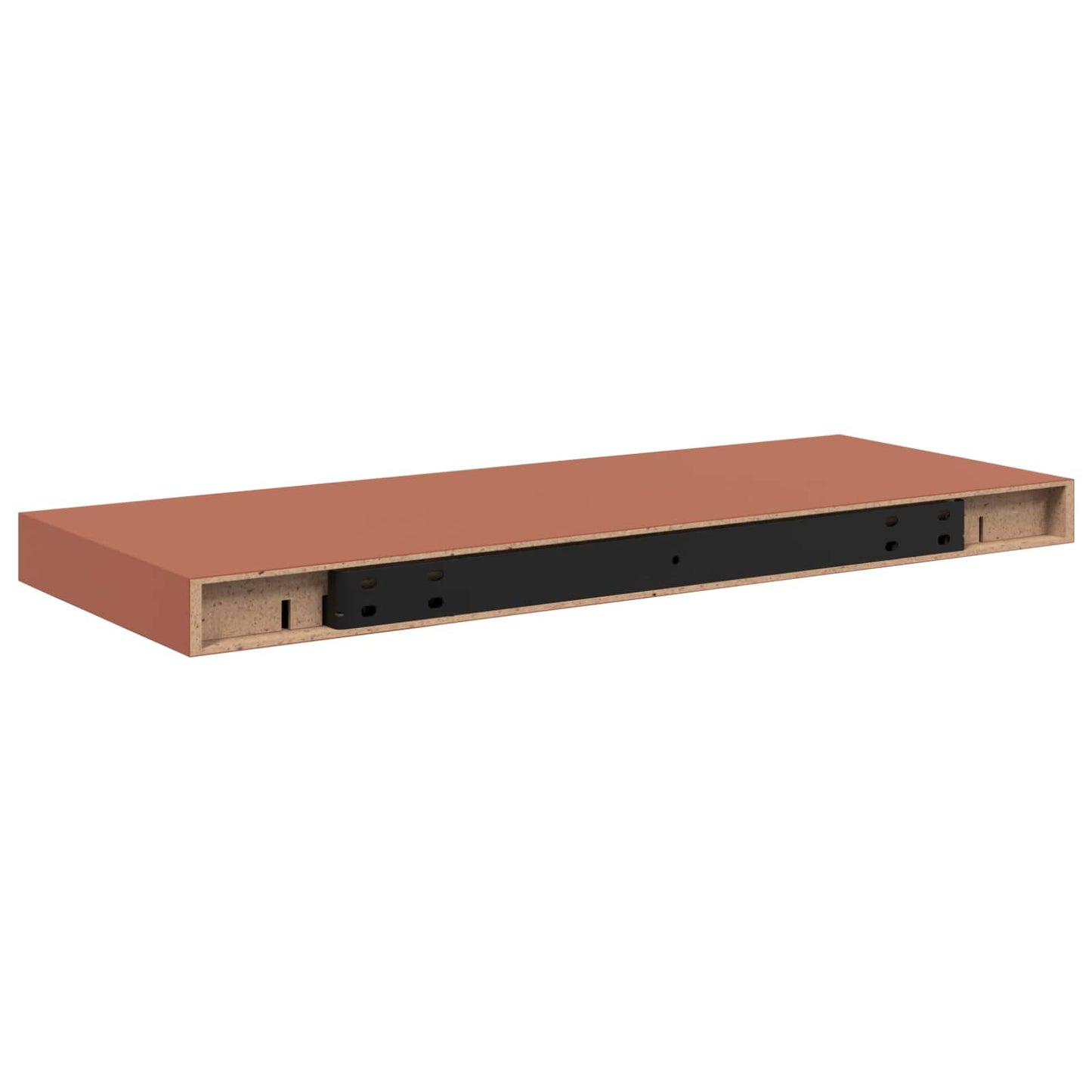 vidaXL Ράφι Τοίχου 2 pcs Κόκκινο 60 x 23 x 4 εκ. Επεξεργασμένο ξύλο