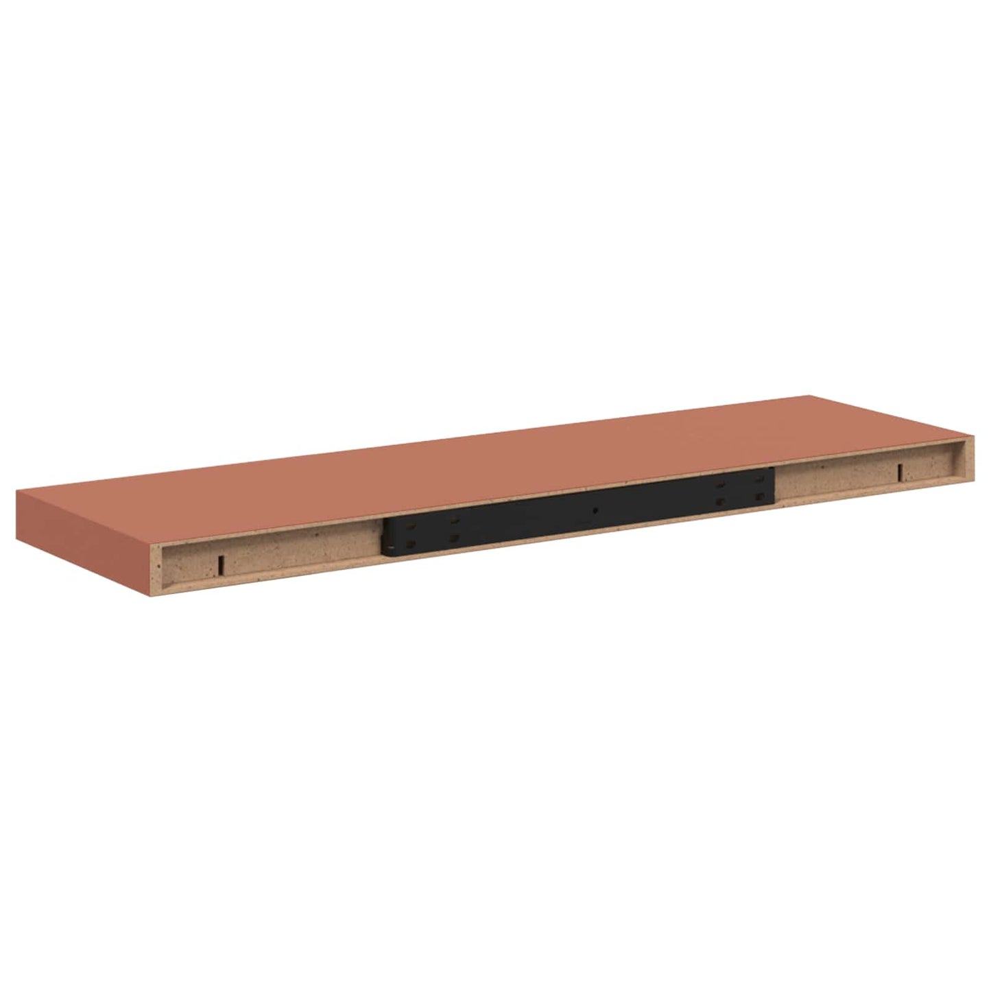 vidaXL Ράφι Τοίχου 2 pcs Κόκκινο 80 x 23,5 x 4 εκ Επεξεργασμένο ξύλο