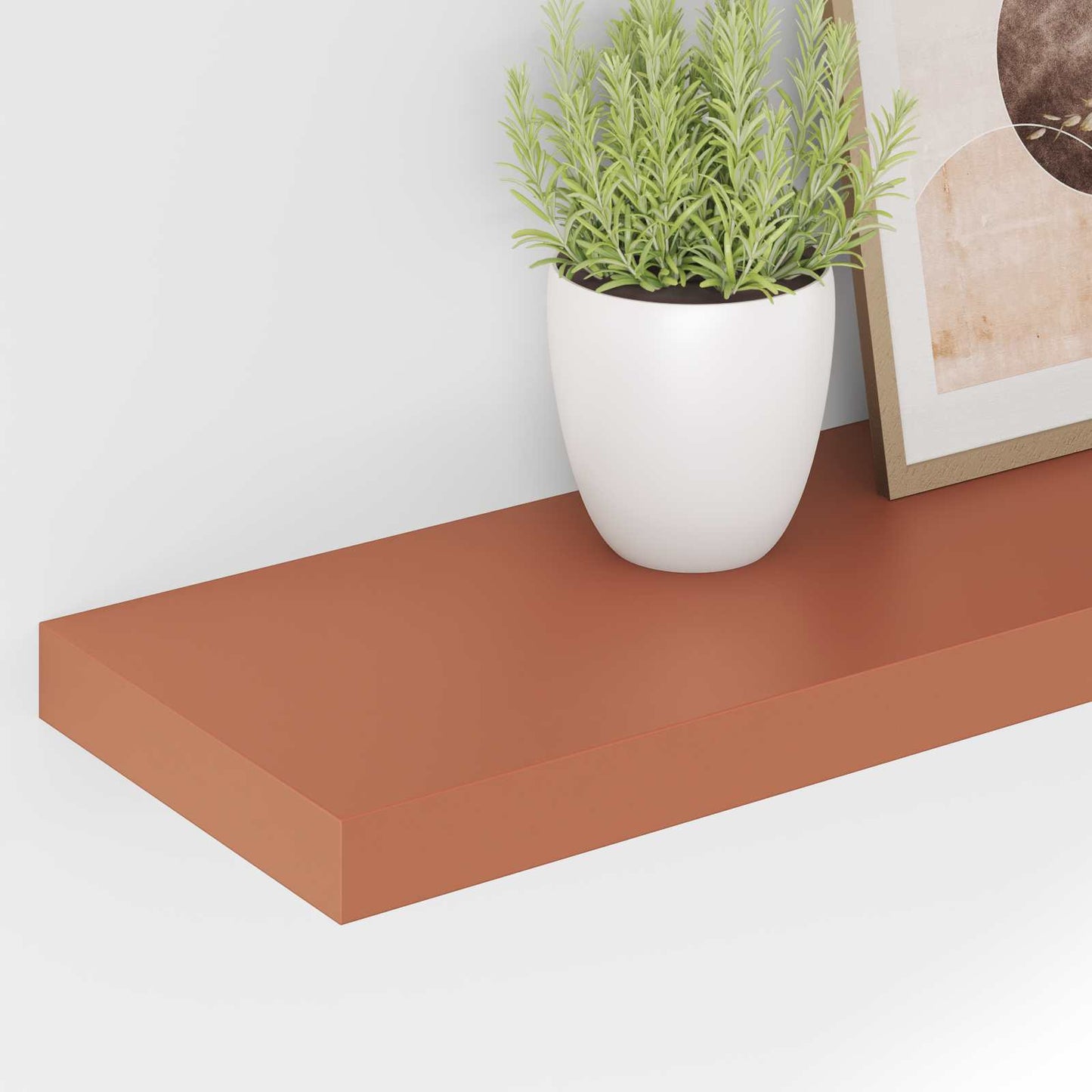 vidaXL Ράφι Τοίχου Επιτοίχιο 4 τμχ. Κόκκινο 80 x 23,5 x 3,8 cm
