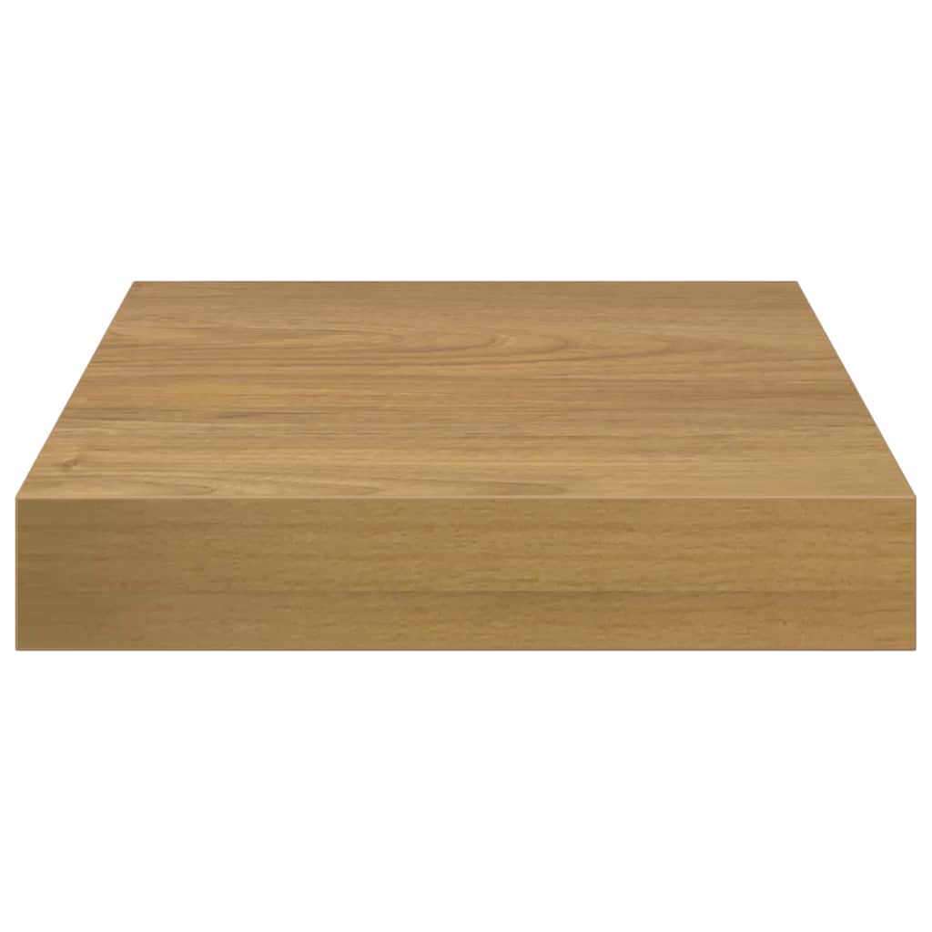 vidaXL Ράφι Τοίχου 2 pcs Καφέ 23 x 23,5 x 4 εκ Επεξεργασμένο ξύλο