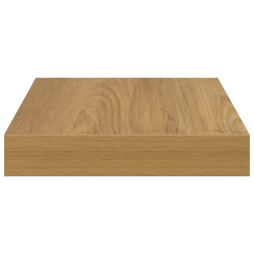 vidaXL Ράφι Τοίχου 2 pcs Καφέ 23 x 23,5 x 4 εκ Επεξεργασμένο ξύλο