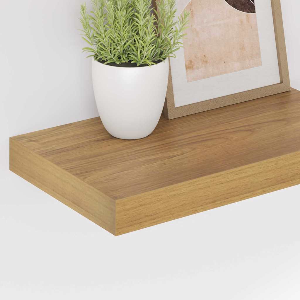 vidaXL Ράφι Τοίχου Επιτοίχιο 4 τμχ. Καφέ 40 x 23,5 x 3,8 εκ.