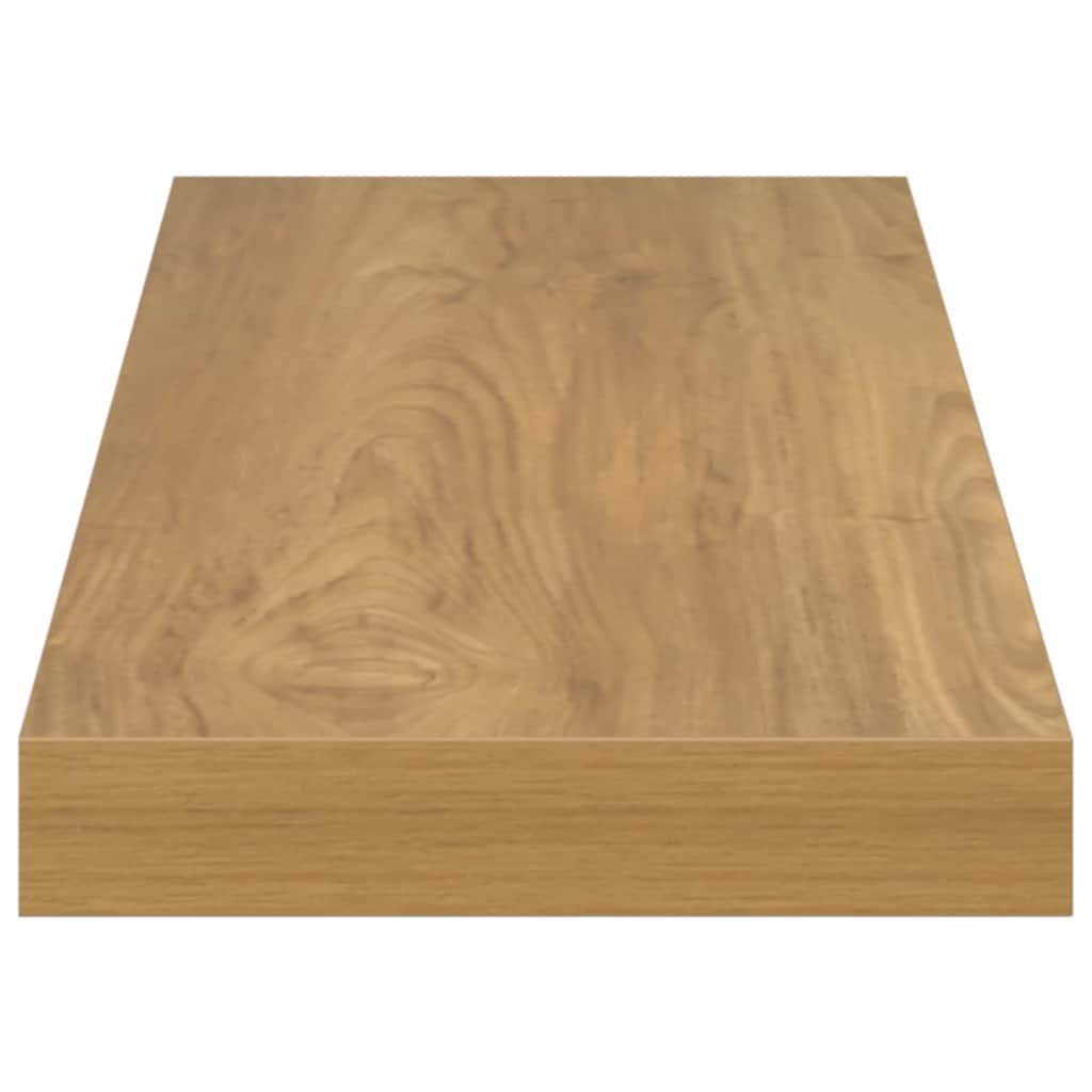 vidaXL Ράφι Τοίχου 2 pcs Καφέ 50 x 23 x 4 εκ. Επεξεργασμένο ξύλο